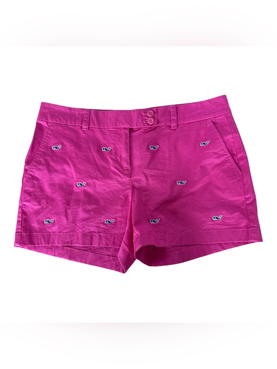 Vineyard Vines Pants - Vineyard Vines Hot Pink Whale Embroidered Chino Bermuda Shorts